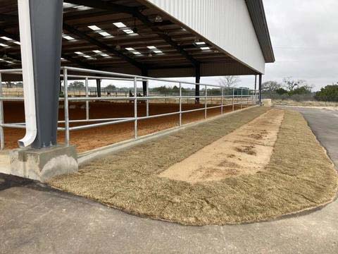 Metal ranch fence